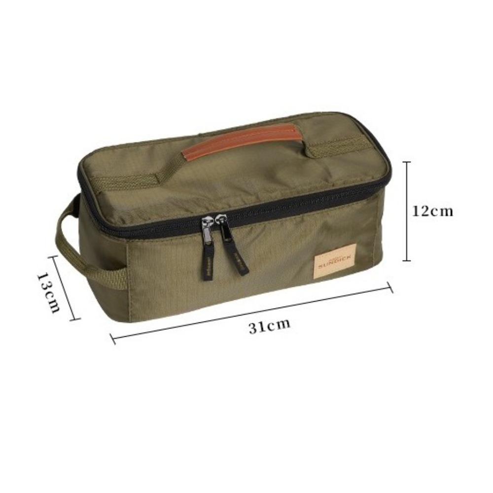 Large Capacity Cutlery Pouch Wear-Resistant Camping Storage Bag Outdoor Travel