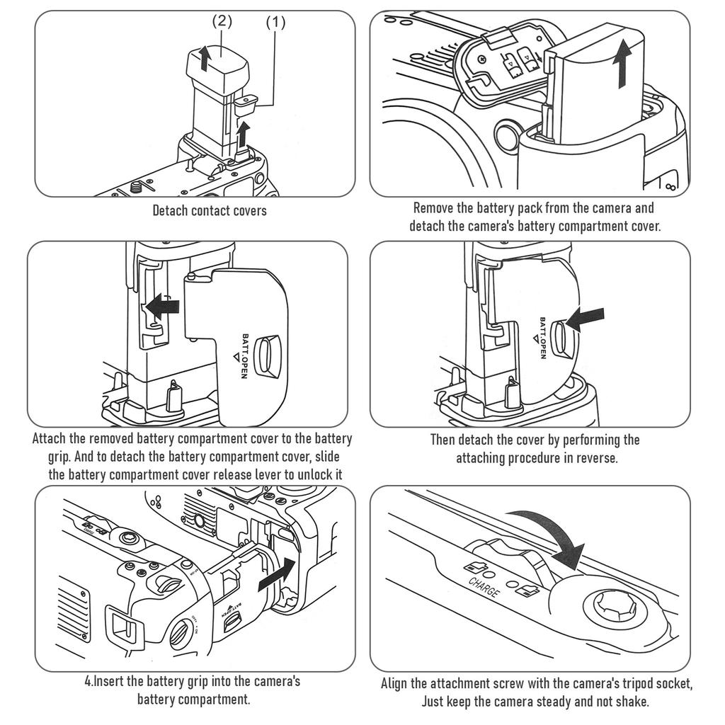 Вертикальный держатель для батарей BG-R10 с двумя слотами для батарей, совместимый с Canon EOS R5/R6/R5C/R6