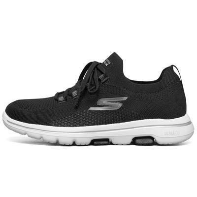 (WMNS) Go Walk 5 Черно-белые Женские 124010-BKW
