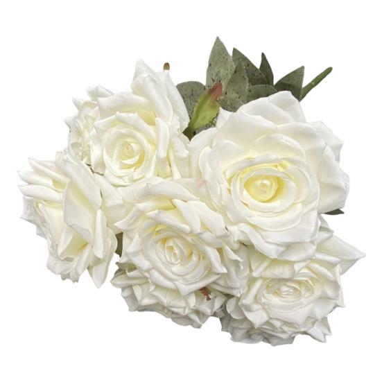 Прочный искусственный букет роз, тонкое мастерство, простое в уходе украшение