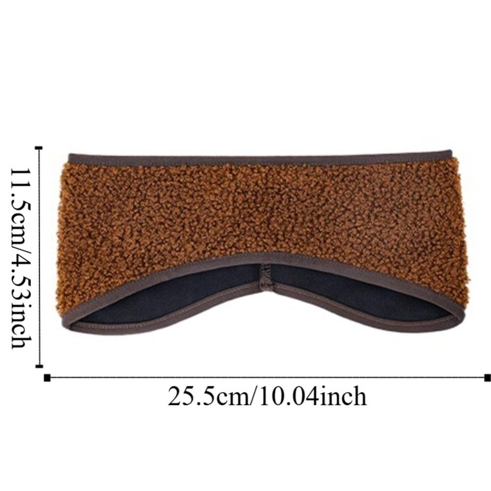 Ear Warmer Winter Sweatband Soft Windproof Outdoor Earmuffs Headband  Skiing Running Cycling