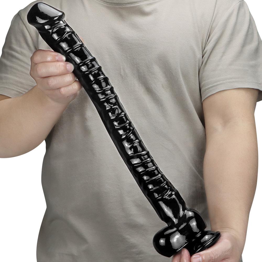 Реалистичный удлиненный силиконовый фаллоимитатор 40 см, вагинальный G-пятно на присоске, анальная пробка, гигантская анальная пробка, игрушка, женские секс-игрушки, мужская анальная пробка