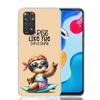 Animal Cute Cartoon Sloth Coffee Phone Case For Xiaomi Redmi Note 13 14 15 Pro Plus 12S 12 14S 11S 11E 10 10S 11 11T 5G 4G Cover