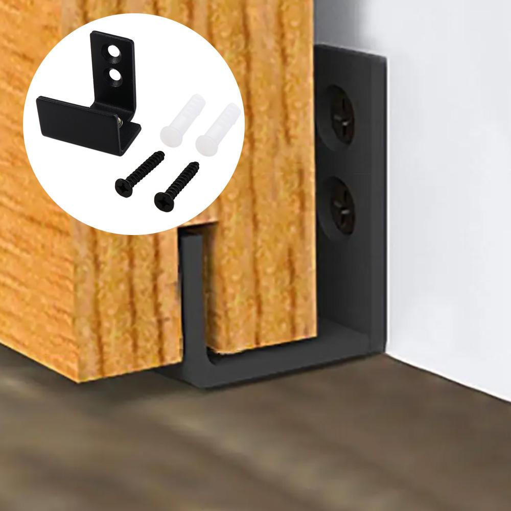 Accessory Wall Mounted For Barn Door Slide Rail Rail Stopper Sliding Floor Guide Sliding Door Guide