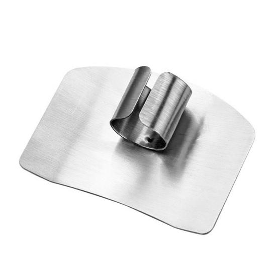 Защита пальцев из нержавеющей стали Регулируемая защита пальцев от порезов Защита для рук многоразового использования для нарезки овощей