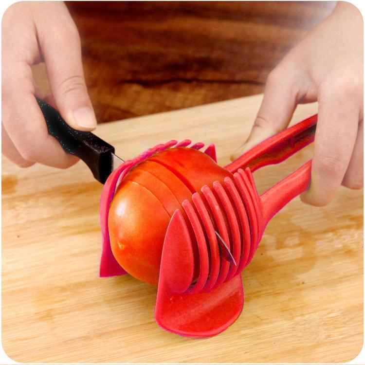 Пластиковые ломтики картофеля, измельчители томатов, инструменты для фруктов и овощей, держатель для резки лука и лимона