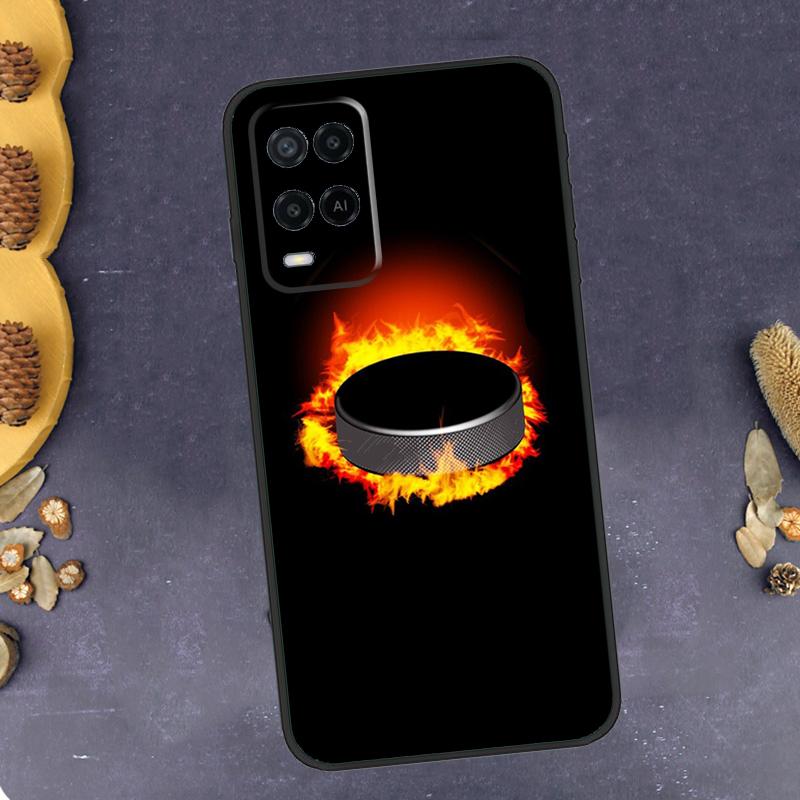 Ice Hockey Rink Phone Case For Oppo A78 A38 A58 A74 A15 A80 A60 A40 A94 A54 A98 A18 A16 A76 A96 A17 A77 A57S