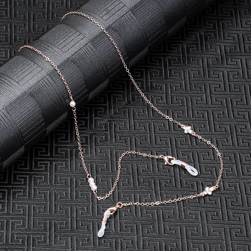 Multi-color Anti-slip Eyeglass Case with Chain and Cloth for Prescription and Reading Glasses