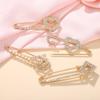Creative Pearl Rabbit Crown Love Brooch, Niche Design Anti-Exposed Scarf Buckle, Fixed Clothes Metal Pin Accessories