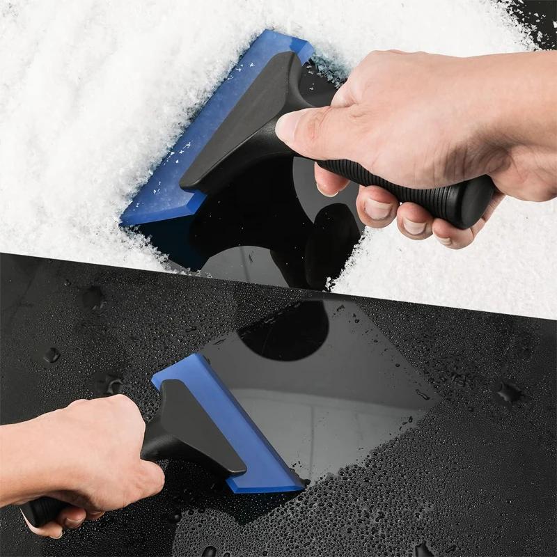 Car Cleaning Scraper Multi functional Film Coating Tool Glass Wiper Snow Scraper Car Cleaning Soft Scraper Tool Accessories