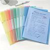 5/10 шт. A4 Цветная папка с боковым открытием на кнопке для учебы и офиса, папка с зажимом-стержнем, полипропиленовая папка, папка для хранения документов