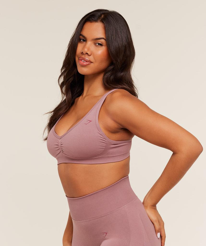Gymshark Спортивный бюстгальтер Lift без швов Calm Pink B5c9a Kcpd