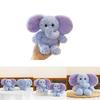 Soft Elephant Keychain Toy With Key Ring For Birthday Present