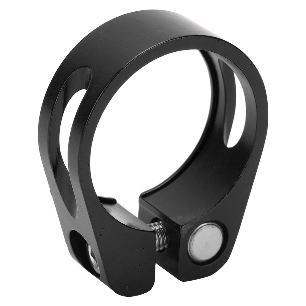 31.8mm Bike Seat Post Clamp Tube Clip Aluminium Alloy Bicycle Quick Release Seatpost CollarBlack