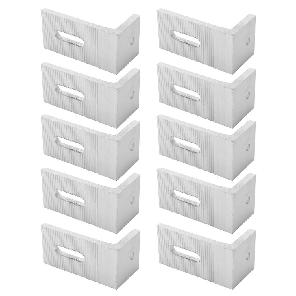 10 шт. L-образное крепление для солнечной панели из алюминиевого сплава, кронштейн для крепления фотоэлектрической панели для кровельной фотоэлектрической системы