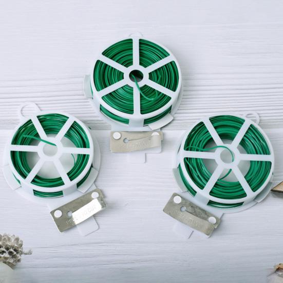 Garden Plant Ties Flexible Wire Design Weather-Resistant Vegetable Tomato Twist Ties Climbing Plants Support Ties