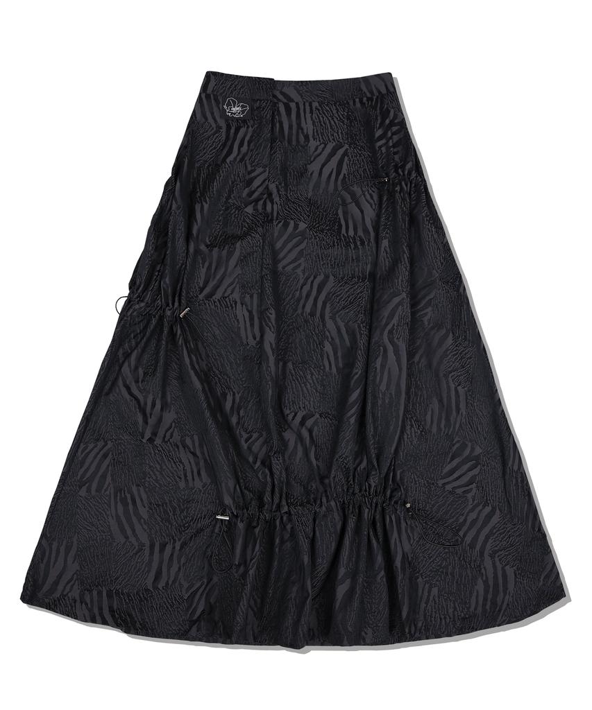 Si Wol 107 Jacquard Tech Skirt (Black)