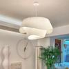 Fabric LED Pendant Light for Bedroom Home Decor Lamp Nordic Designer Hanging Lighting Suspension Decoration Chandelier Fixture