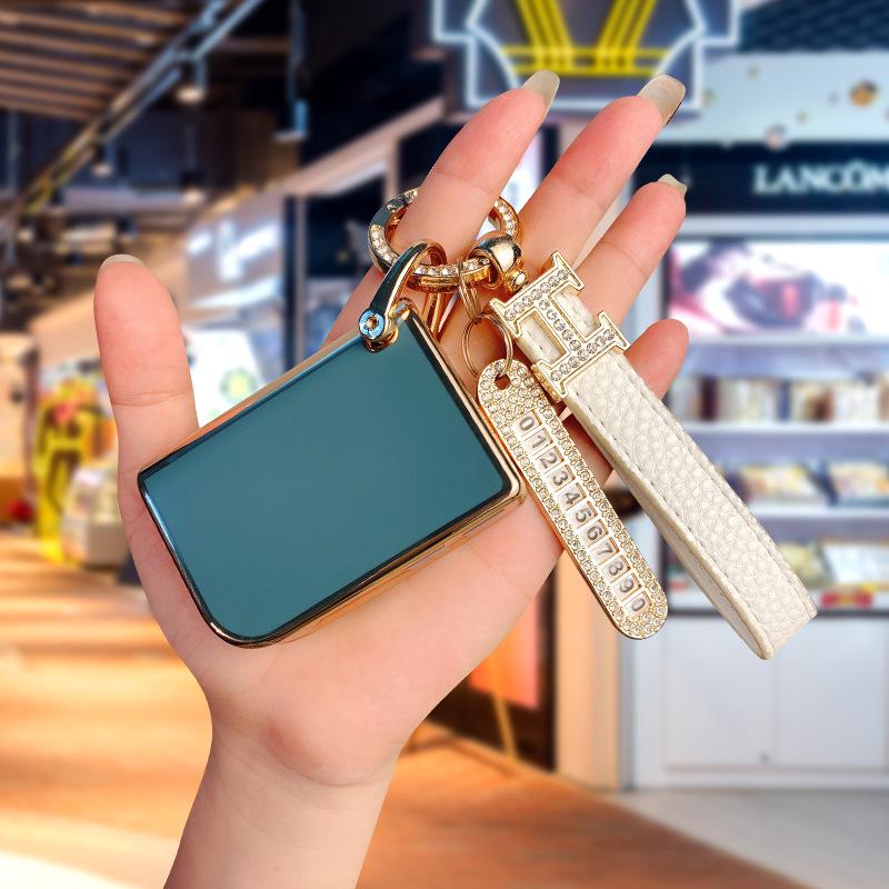 Чехол для ключей Lynk & Co 06 2023: Ограниченная серия, Новая модель, Унисекс сумка для автомобиля с милой пряжкой-ракушкой.