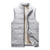 Осенне-зимняя легкая пуховая куртка, теплый жилет, мужской свободный короткий жилет с удлиненной спинкой