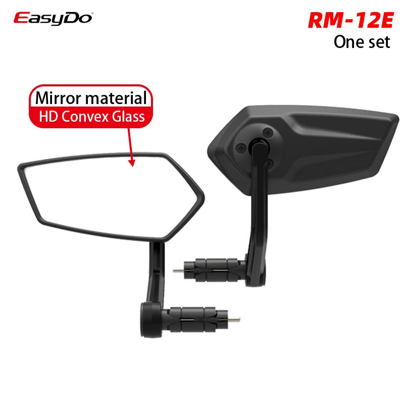 EasyDo Bicycle Rearview Mirror Bike Handlebar Mirror 360 Rotate Adjustable Back Sight Reflector Anti-fall MTB Bike Accessories
