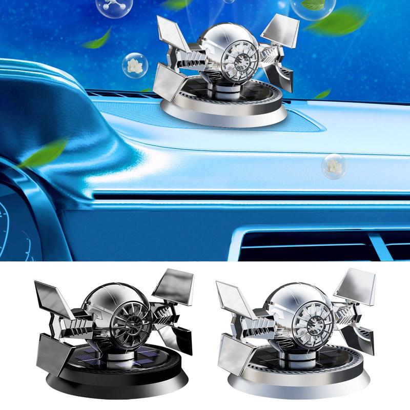 Украшение салона автомобиля вращающийся механический диффузор духов на солнечных батареях Украшение автомобиля вращающийся механический освежитель духов