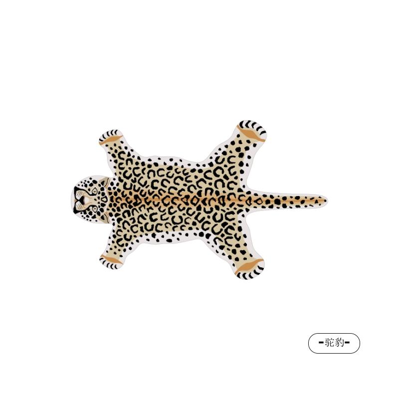 VIKAMA креативный ковер в форме животного из искусственного кашемира для гостиной, спальни, кровати, одеяла, украшения для дома, мягкий нескользящий коврик для ног