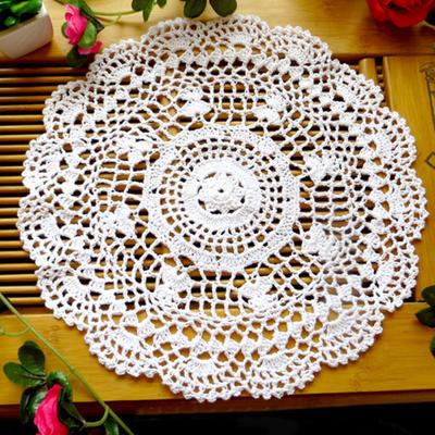 Подставка для чашек, нескользящая хлопковая кружевная подставка для круглого стола ручной работы без запаха для ресторана