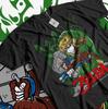 The Legend Of Zelda Tshirt Tears Of Kingdom Anime Gir Funny Tshirt Black