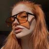 Модные ПК Кошачий глаз Женские Большие Солнцезащитные очки Дизайнерский Бренд Винтаж Ретро Зеркальные Солнцезащитные очки Для Женщин UV400