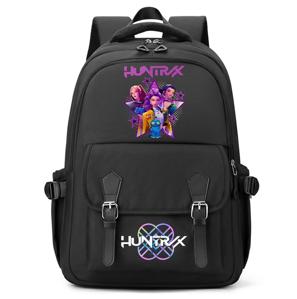 Аниме Мультфильм K-Pop Принт Большой Вместимости Рюкзак для Подростка Студента Девочки Мальчика Школьная Сумка Сумка для Книг Женская Большая Вместимости Водонепроницаемая Дорожная Сумка Детский Подарок