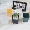 5Pcs Small Square Flowerpot Thickened Flower Succulents Plant Nursery Grow Pot