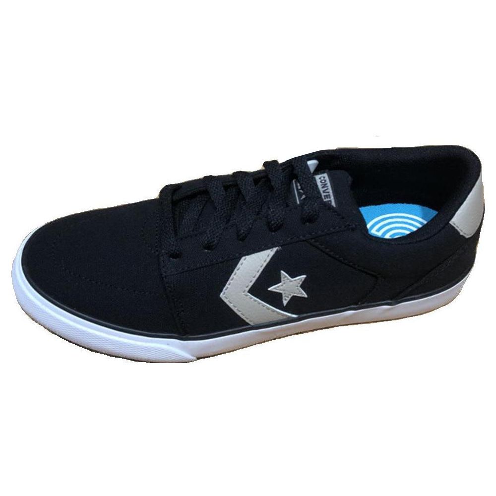 Converse Легкие Удобные Амортизирующие Прочные Низкие Кеды для Скейтборда Женские Кроссовки Черные A05414C