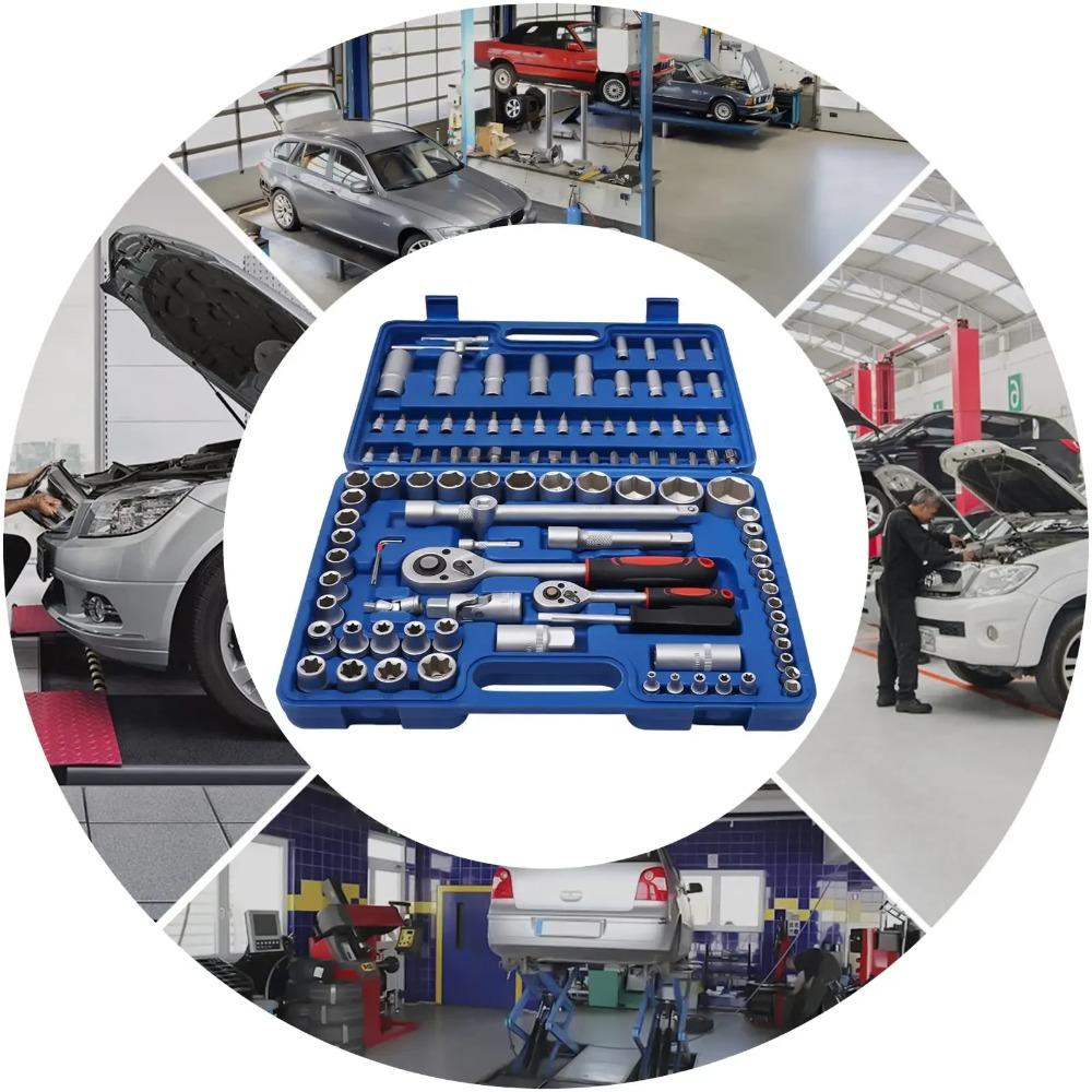 Многофункциональный автомобильный набор инструментов для ремонта мотоциклов, комбинированный инструмент для мастерской, авторемонтная мастерская, механическая коробка, автомобильный домашний торцевой ключ, отвертка