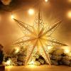 Star Shape Xmas Lampshade Hollow Out Lamp Cover Christmas Light Cover Islamic Celebration