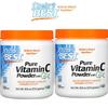 Pure Vitamin C Ascorbic Acid Pregnant Women 1000mg Powder 250g 2 Cans, 250g, Units