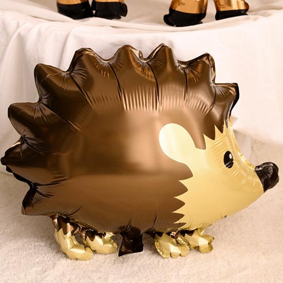 Воздушный шар из алюминиевой пленки, праздничный, без утечек, декоративный забавный воздушный шар в виде джунглей, кролика, енота, лисы, для вечеринки