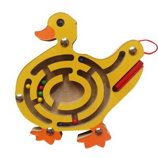 Магнитный шарик-лабиринт для детей: Маленькие рисунки животных для дошкольников