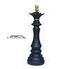 Black and White Chess Piece Resin Figurine for Creative Home Decor