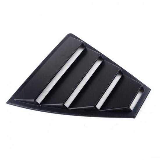 Для Hyundai Elantra 2017- Черный Боковой Вентиляционный Отверстие Заднее Окно Четверть Жалюзи