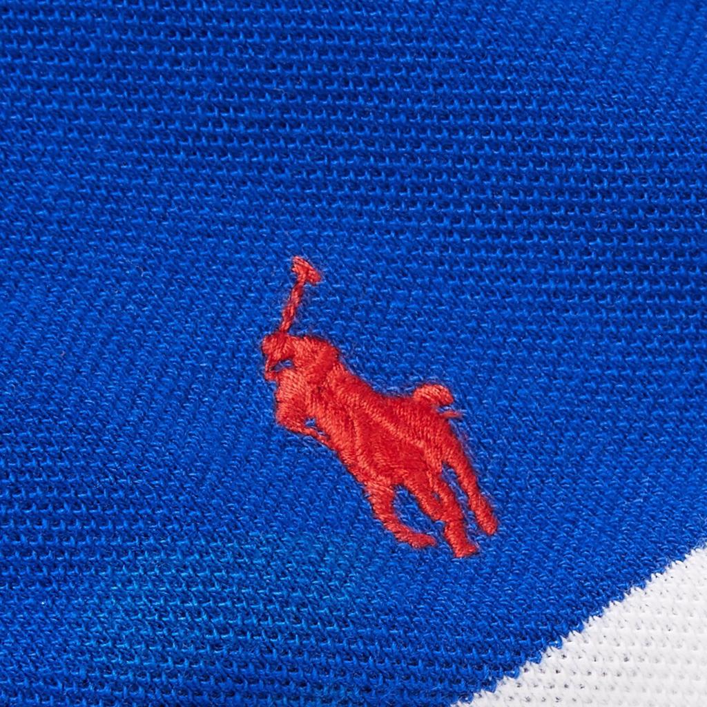 Polo Ralph Lauren Вышитое лого Small Pony Цветной блок Футболка поло с коротким рукавом Мужские футболки поло Синий Серый 710780947-002