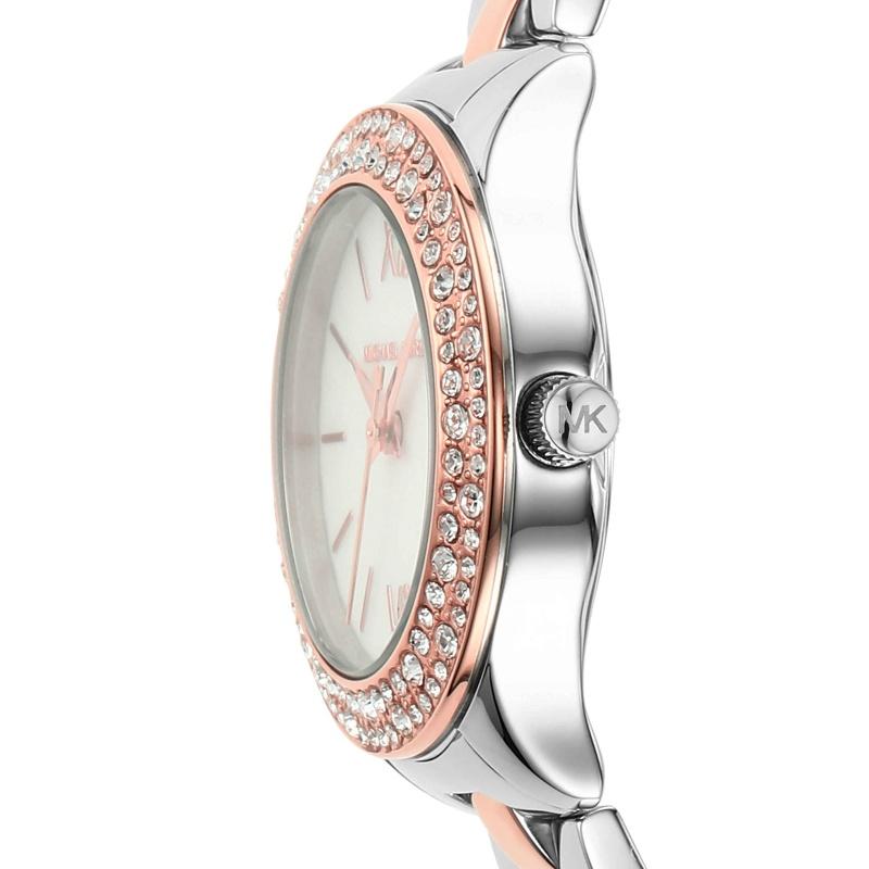 Michael Kors Женские часы Liliane, Часы из нержавеющей стали с кристаллами паве для женщин MK4559