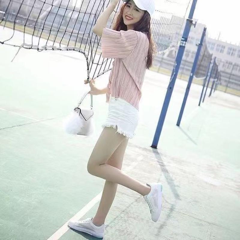 Летние маленькие белые туфли, женские дышащие парусиновые туфли с сеткой, студентки, корейская версия, универсальные полые кроссовки, туфли на плоской подошве