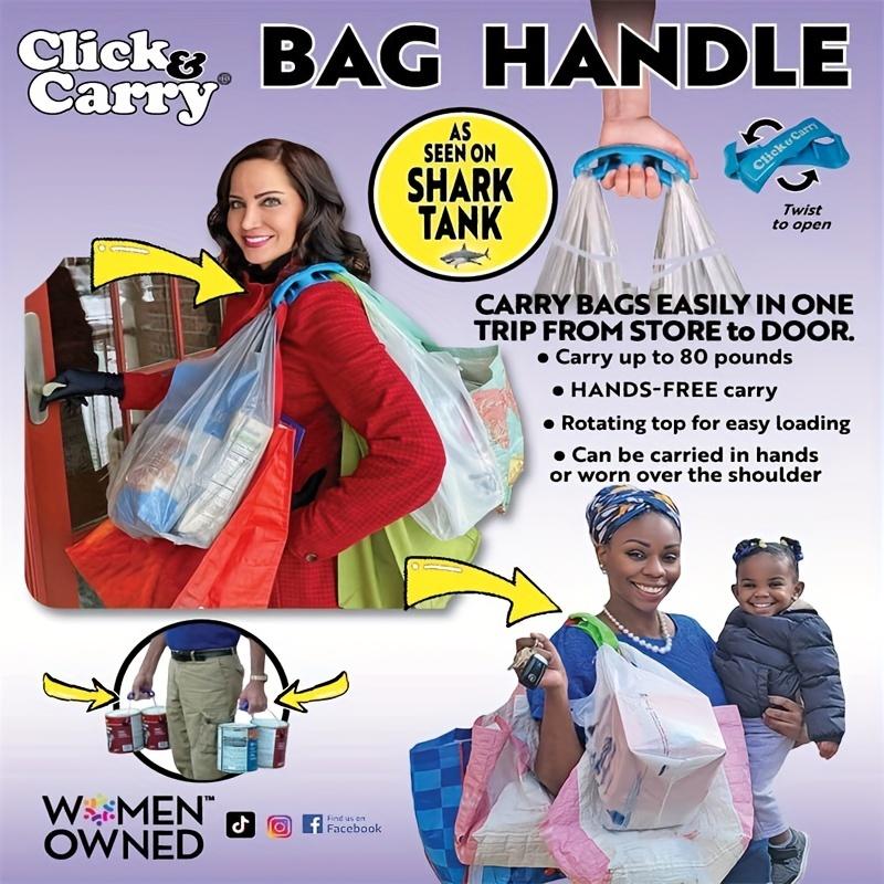 1pc Reusable Grocery Bags Carrier, Labor-saving Hands-free Grocery Bag Carrier