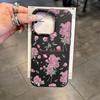 Мягкий чехол для телефона с цветочным узором для iPhone 17 17E 16E 13 Plus 15 Pro Max 14 16 11 12 Усиленные углы Ударопрочный корпус