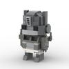 *Трансформируйте Авто Робота Brickheadz * Звездный крик джаз Prime DIY Просветите MOC блок кирпича набор, совместим с