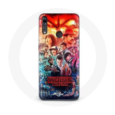 Coque Pour Huawei P30 Lite Stranger Things Teaser Saison 4 Affiche Personnages Art