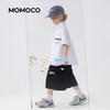 Хлопковая футболка с коротким рукавом для мальчика MOMOCO