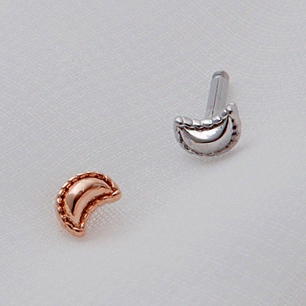 (1+1) Fashion Moonlight Piercing One Side 1+1