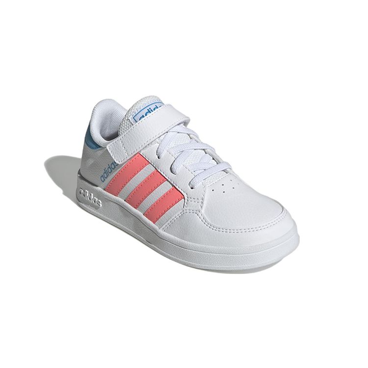 Adidas Neo Breaknet Casual Low Top Kids Skate Shoes Kids Sneakers White Blue Pink GY6016